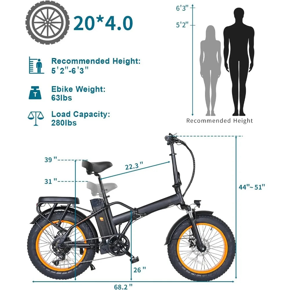 Fat Tire Folding Electric Bike