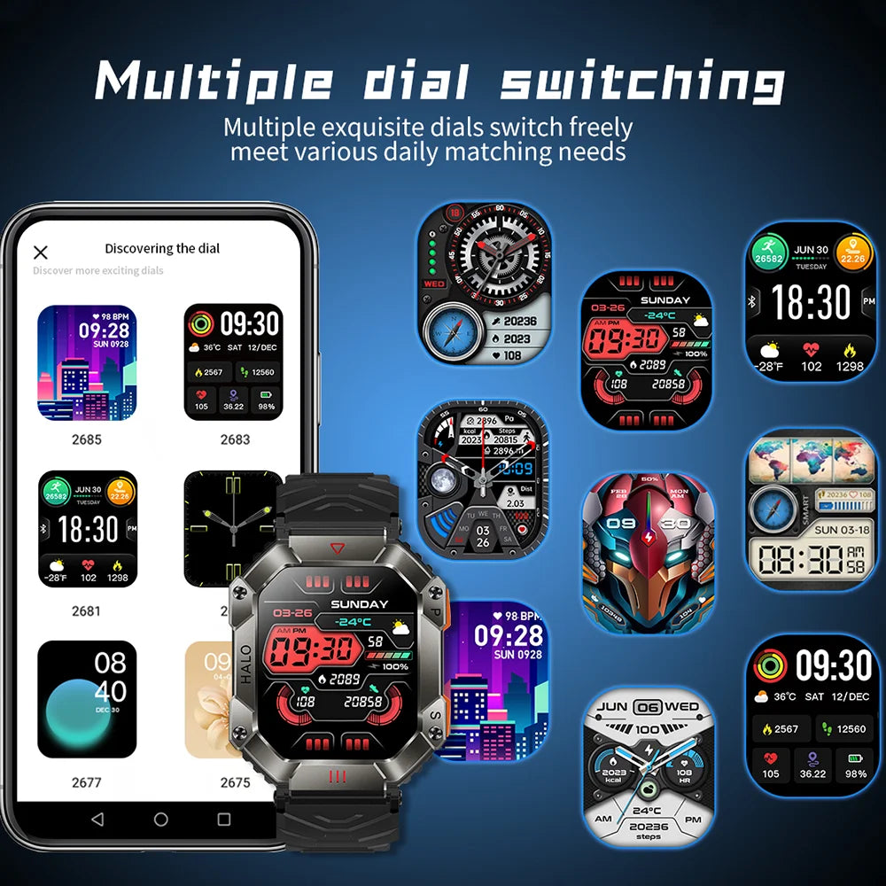 Men's Smart Watch 2.0-inch HD Screen