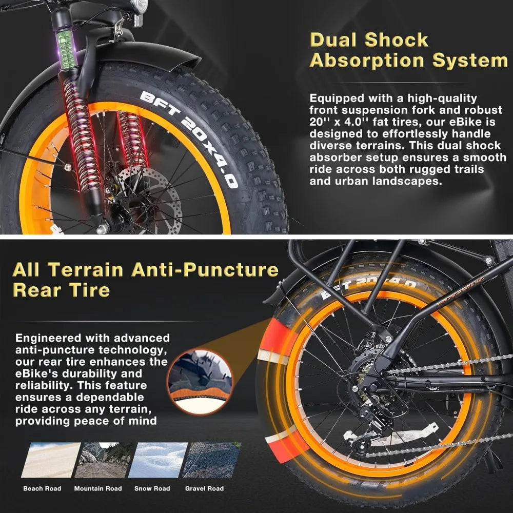 Fat Tire Folding Electric Bike