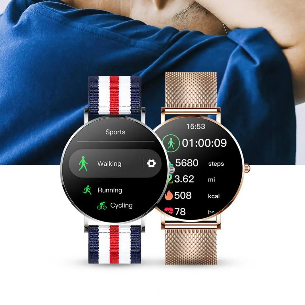 Wrist Watch  Female Touch Screen Sleep Monitoring Fitness Smartwatch