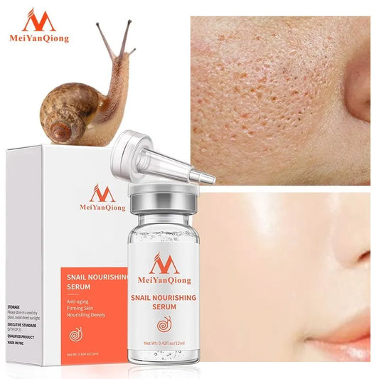 Snail Serum Face Moisturizing Solution Whitening Anti Aging Anti Wrinkle