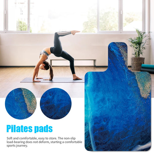 Rubber Fitness Yoga Mat, Anti-Slip Pilates Gymnastics Mat.