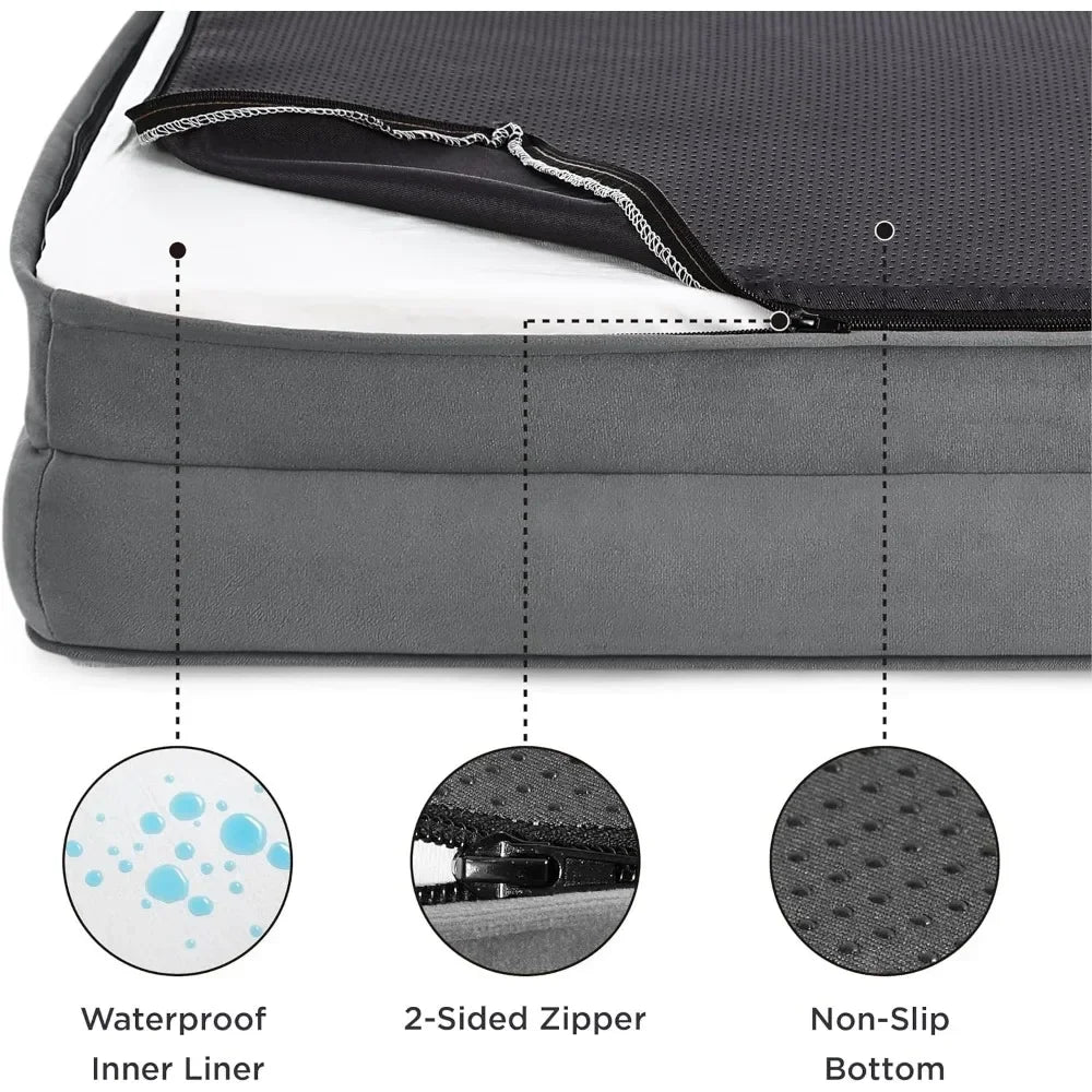 Pet Bed With Removable Washable Cover