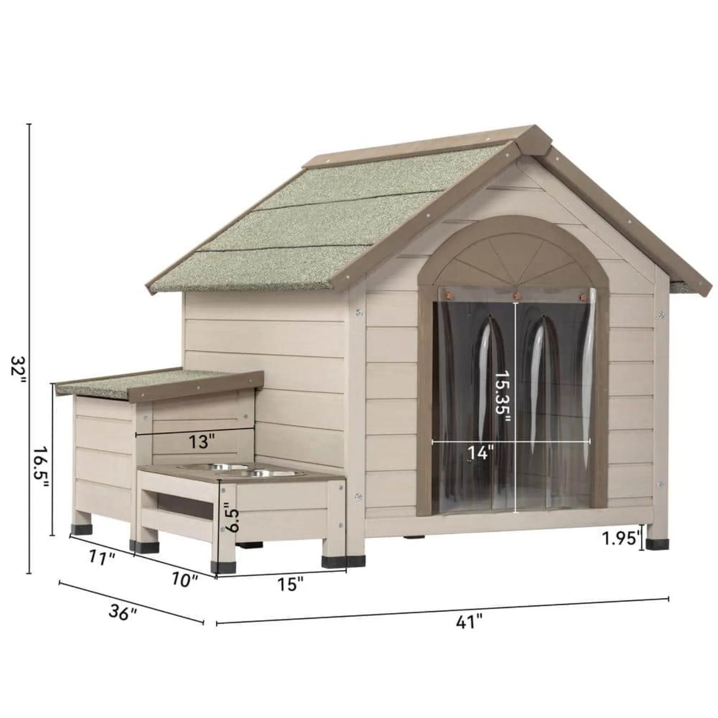 Outdoor Wood Dog House