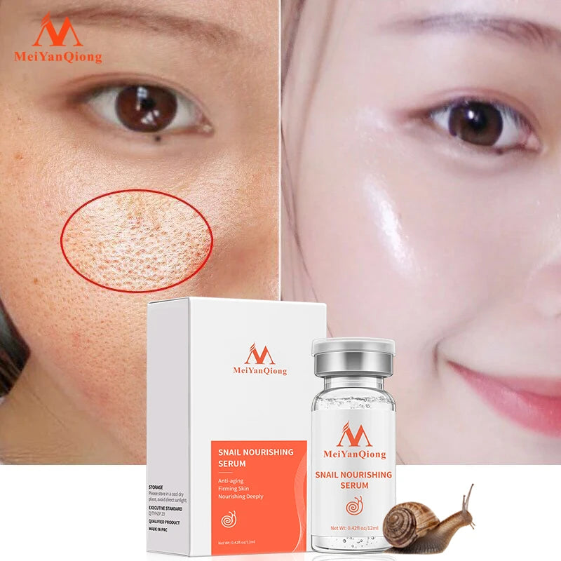 Snail Serum Face Moisturizing Solution Whitening Anti Aging Anti Wrinkle