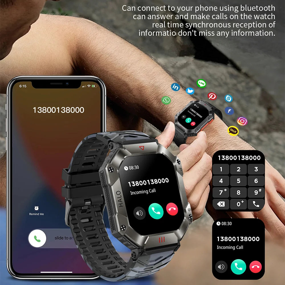 Men's Smart Watch 2.0-inch HD Screen